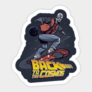 Back to the cosmos Sticker